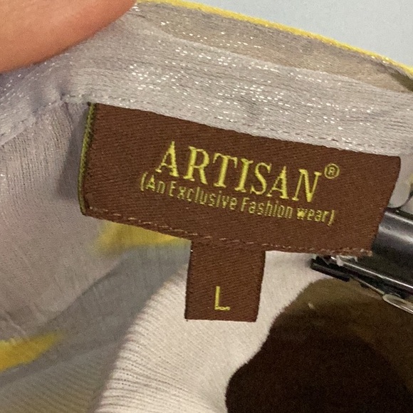 NWOT Artisan Silk like Tunic - Picture 6 of 6